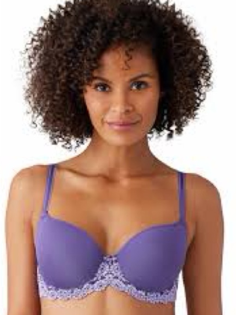 NWT Wacoal Halo Lace Underwire Bra Purple Size 36C
